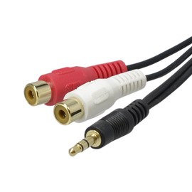 Across AVC136 RCA Cable, AUDIO Converter Cable, 3.5m Stereo Mini Plug, 2 x RCA Jacks