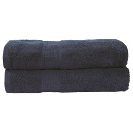 Panzy 100% COTTON 500 GSM ABSORBENT TOWEL SET, QUALITY RINGSPUN 70X140 CM BATH TOWELS & 50X100 HAND TOWEL (2 Hand Towels, Navy)