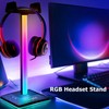 RGB Gaming Headset Stand Type C USB LED Headphone Holder