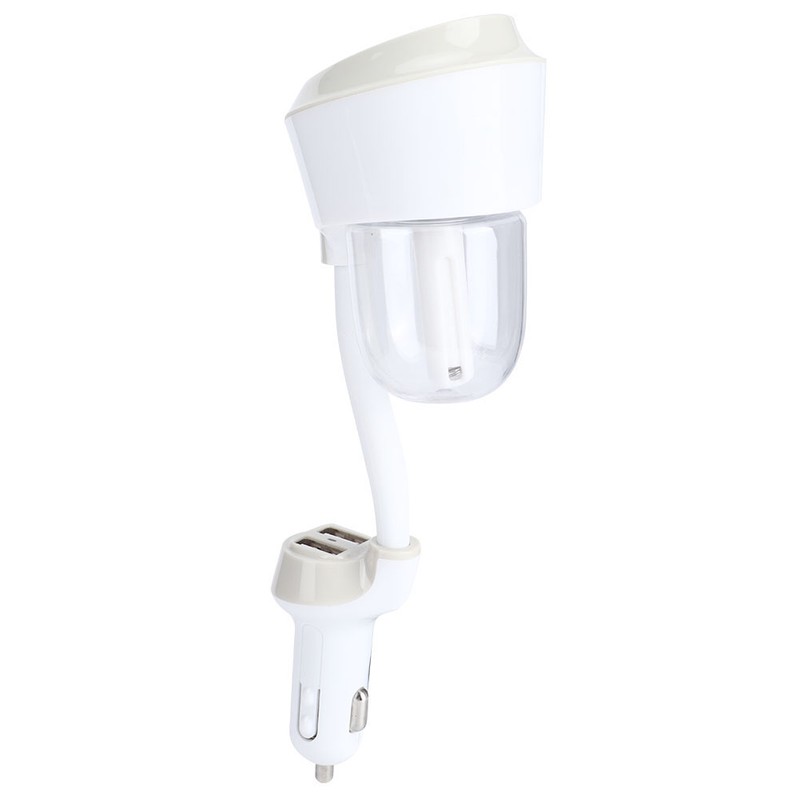 Car Air Humidifier Purifier Aroma Diffuser with USB Charging Port