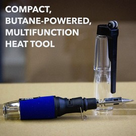Solder-It SolderPro-50 (PRO-50) | Butane Torch Lighter and Soldering Iron | Cordless and Portable Soldering Gun | 410F - 750F Mini Heat Gun | Home Improvement Tools and Soldering Kit Essential