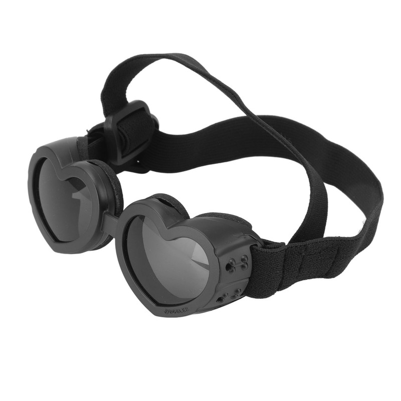 Dog Goggles Windproof Eye Protection Play Cool Handsome Adjustable Heart