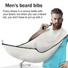 MENFENG Hair & Beard Bibs，Beard Hair Catcher for Sink with