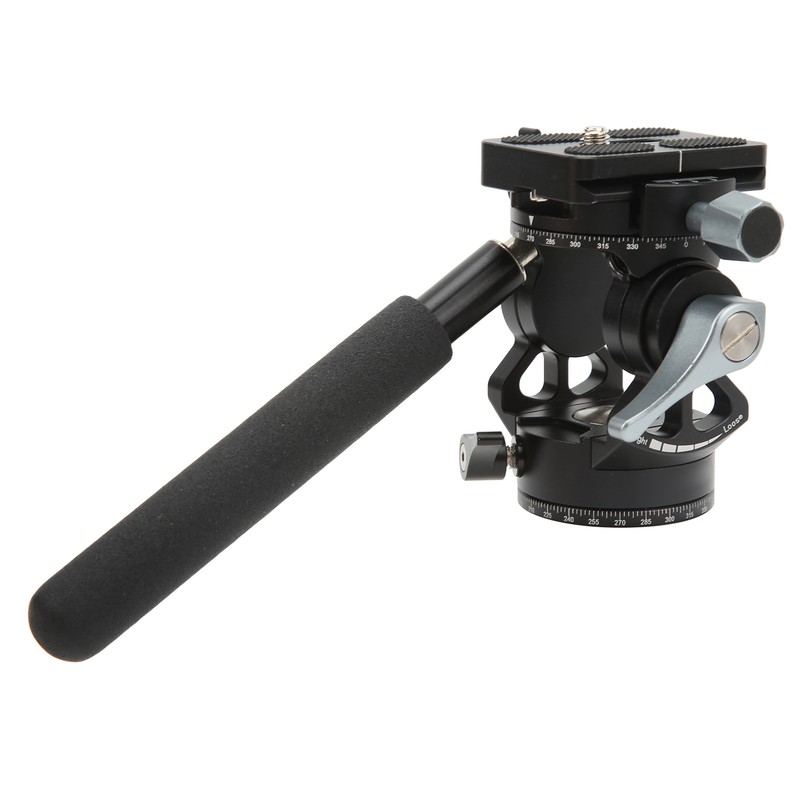 Video Tripod Head Aluminium Alloy Adjustable Portable Damping Stable Fluid
