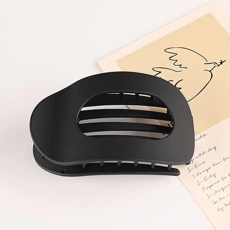 Sideways Hair Claw Clip, Flat Design, Random Colour