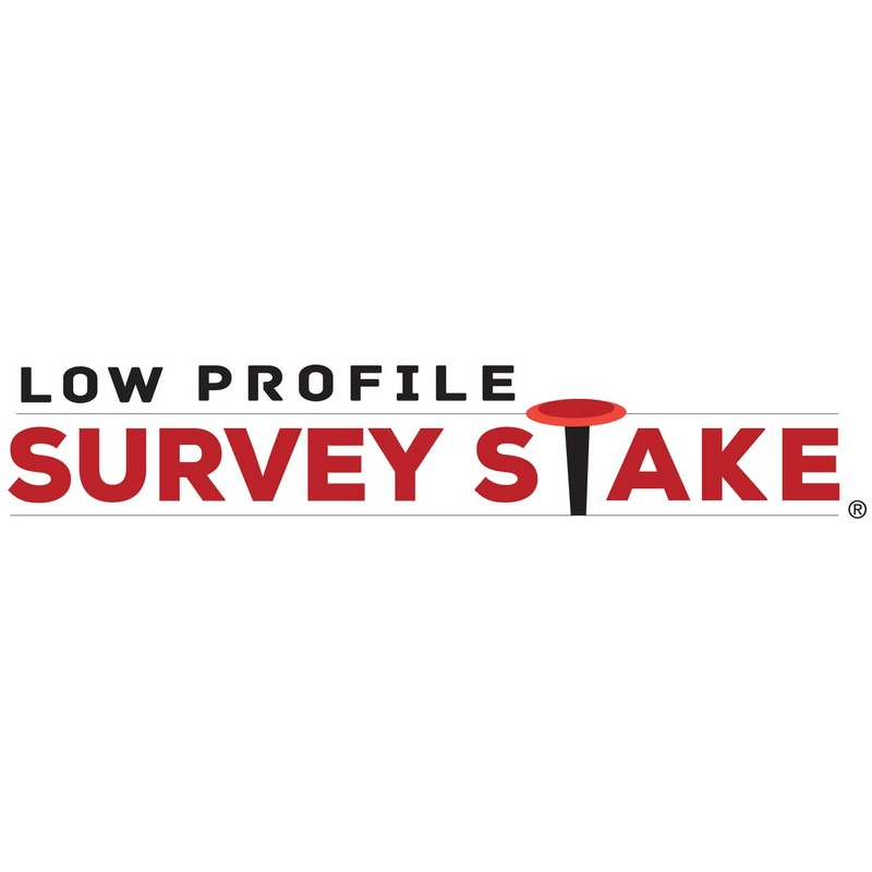 Two-Pack Brass Survey Stakes, Flush Property Markers, Boundary Markers (2)