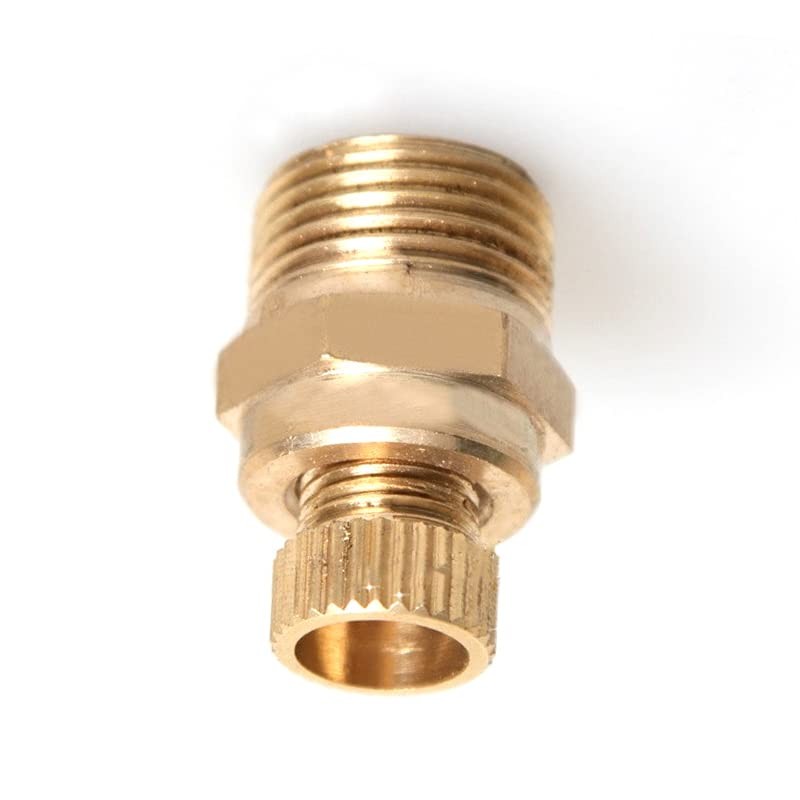 1Pc Drain Valve, 1/2" 3/8" / 1/4” Male Threaded Air