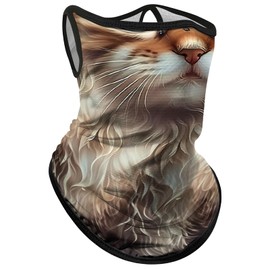 Obacle Neck Gaiter Face Mask Bandana with Ear Loops for Men Women Sun Protection