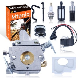 Mtanlo For Stihl MS170 MS180 017 018 Replacement Parts Kit - Complete Fuel, Oil, Filters, and Spark Plug Set For Optimal Chainsaw Per For mance (OEM Code Included)