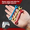 LEONTOOL Mini Spanner Set, Thin, Short Combination Wrench Set, Ultra