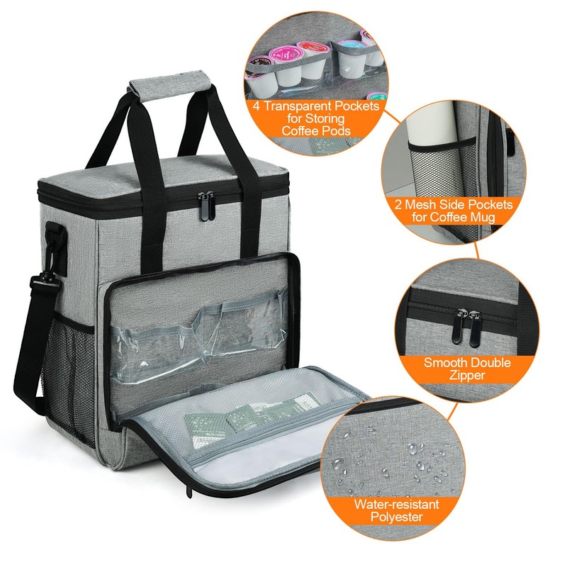 LEFOR·Z Travel Coffee Maker Carrying Bag Compatible with Keurig K-Mini