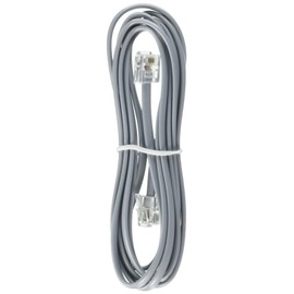 NAC Wire and Cables 7Ft RJ11 (4C) Modular Telephone Cable Straight