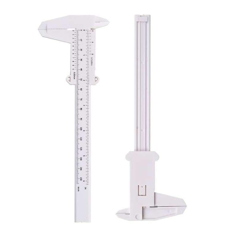 Plastic Caliper 15cm Inner and Outer Diameter Depth Measurement Possible