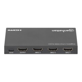 Manhattan 4K 60Hz 3-Port HDMI Switch - 3-Port (208222)