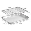 Deedro Baking Sheet with Rack Set [2 Sheets + 2