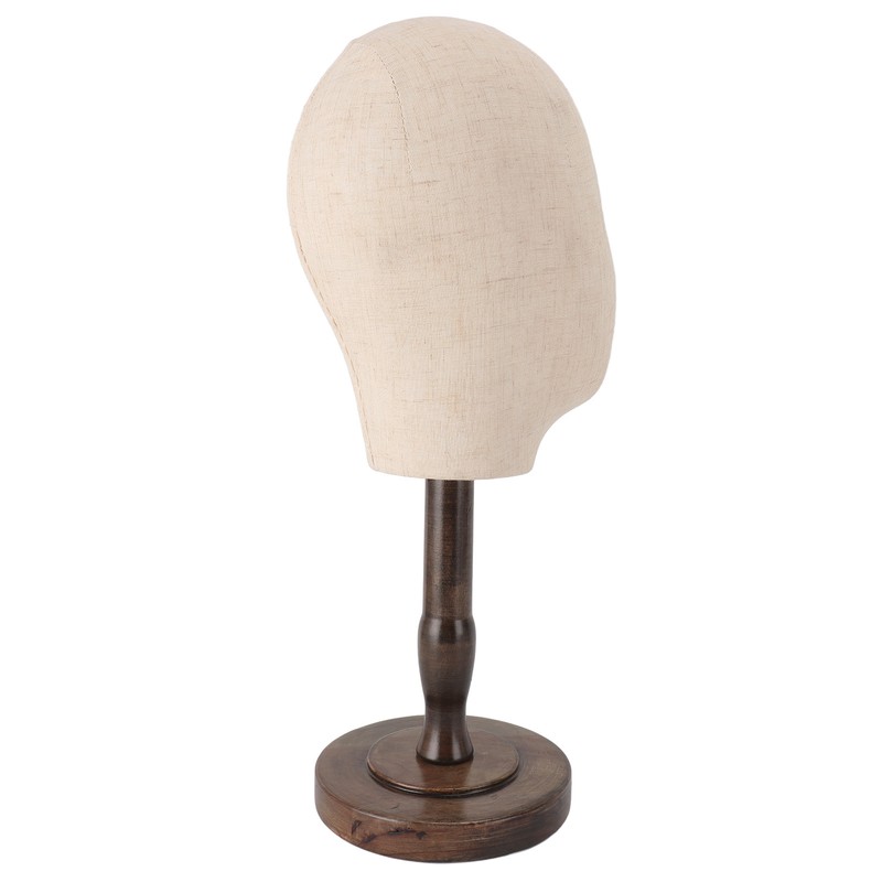 Wig Head Stand Non Woven Fabric Mannequin Head Hat Display