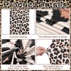 Chumia 2 Pcs Leopard Print Arch Covers Cheetah Backdrop Covers