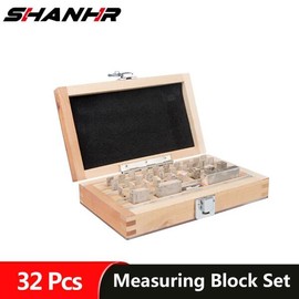 SHANHR 블록 게이지 32개/세트 1등급 0등급 캘리퍼 검사 측정 도구 [02 0 grade] SHANHR Block Gauge Set of 32 Pieces Grade 1 Grade 0 Caliper Inspection Measurement Tool [02 0 Grade]