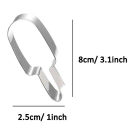 WJSYSHOP Popsicle Cookie Cutter Stainless Steel