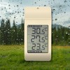 FISHTEC Thermometer with Easy-to-Read Digital Display, IPX4 Waterproofness, for Indoor