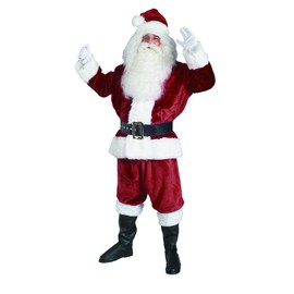 Rubies Crimson Imperial Santa Claus Suit for Adults, Men's One Size