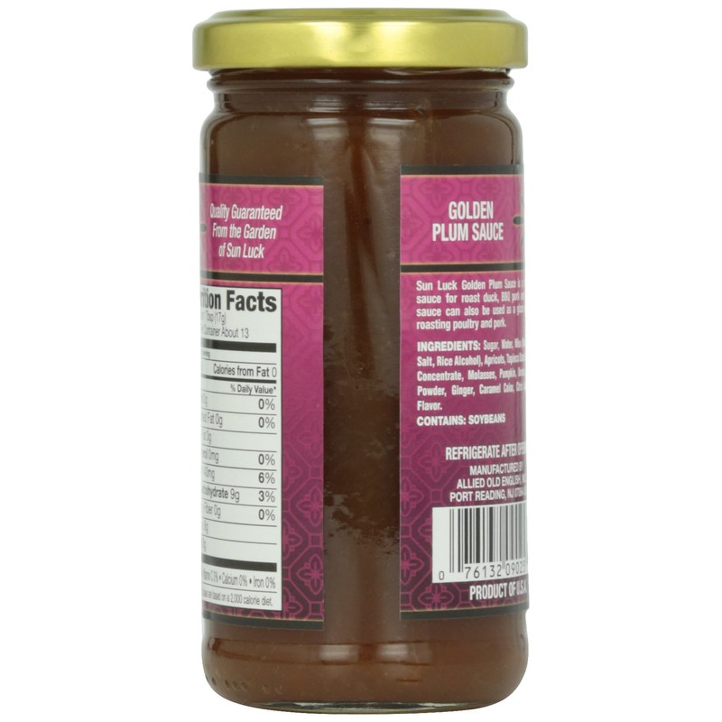 Sun Luck Golden Plum Sauce, 8 oz