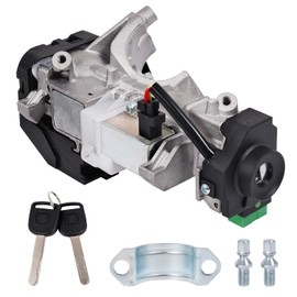 BAYUIHON Ignition Switch Lock Cylinder Assembly with 2 Keys and ID48 Chip Compatible with 2003-2005 Honda Accord 2005-2006 Honda CR-V,Replace OE 35100-SDA-A71,06350-SAA-G30（ID48 Chip）