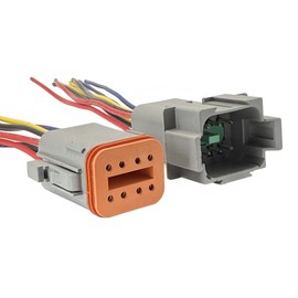 DT Series 8-Pin Waterproof Connector Pigtail Kit, 2 Sets Male & Female, Replaces DT06-08S / DT04-08P, Compatible with Automotive, Truck, ATV, UTV, Motorcycle, Marine, RV Wiring