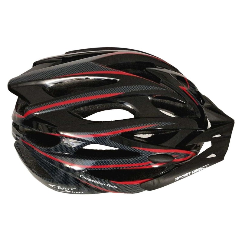 Sport Direct™ "Team Comp" 24 Vent E-Bike/Bike Helmet Graphite/Red/Black 58-61cm
