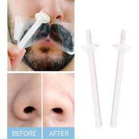 zalati Nose Waxing Kit 50pcs Disposable Nose Hair Removal Sticks Set for Daily Clean Care