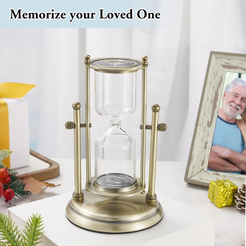 Abooxiu Rotating Hourglass Cremation Urns for Adults - Memorial Keepsake