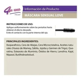 2 Pzs. Rimel Mascara Pestañas Prosa Love 4 En 1