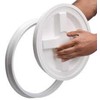 5 Gallon White Plastic Buckets and 5 Gallon Gamma Seal
