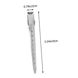 Ipetboom 20Pcs Professional Hairdressing Duckbill Clips Hair Dividing Clamps Non Slip Hair Styling Hairpins for Salon and Home Use Smooth Surface Damage