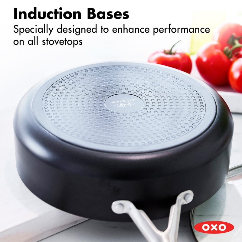 OXO Agility Series 5QT Saute Pan with Lid, Ceramic Nonstick