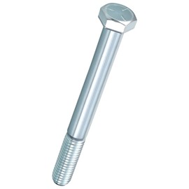 Kozelo 4 Pcs Hex Head Screws Bolts - [1/2"-13x5] Carbon Steel Grade 5 Hex Tap Hexagon Head Machine Bolts Right Hand External Hex Drive, Blue White