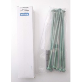 Astone Green Hex drive Timber fixing/landscaping screws with free driving bit (10, 200mm)