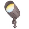 LEONLITE 3CCT Bullet Flood Light with Knuckle Mount, 30W/20W/12W Selectable,