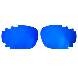 Replacement Lenses for Oakley Racing Jacket Vented | Jawbone Vented Sunglasses/1.5mm polarized/easy to install (dark blue)