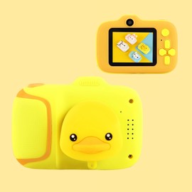 Children Camera ABS Cartoon Lovely Mini MP3 20MP HD Video Camcorder Toy for Toddler Yellow