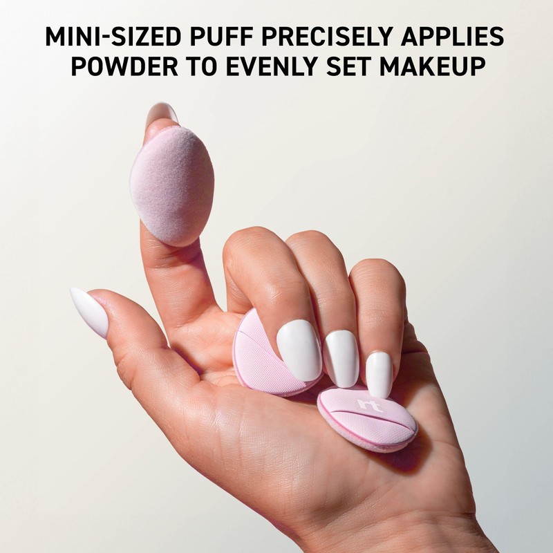 Real Techniques 3 x Mini Miracle Powder Puff Trio, Fix