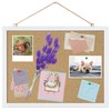 FEBSNOW Cork Board Bulletin Board 15.7 x 12 Inches with