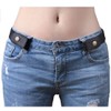 Jasgood Belt, Women's, Men's, Elastic Belt, Unisex, No Buckle, Invisible