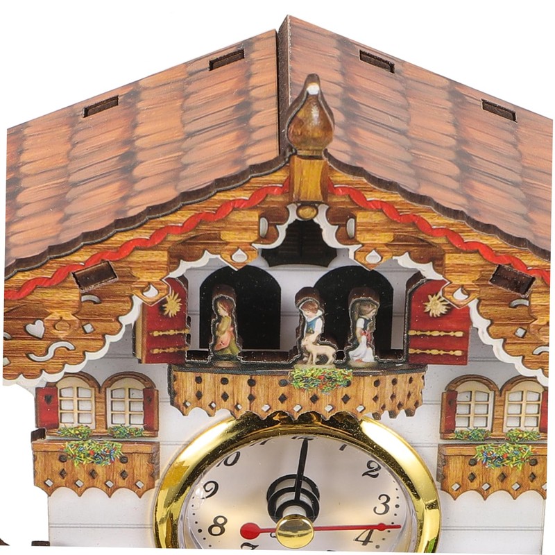 Ciieeo Home Living Room Cuckoo Handcrafted Clock Cuckoo Clock Wall