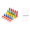 Clasificador De Cilindros Montessori Material Didactico Niño