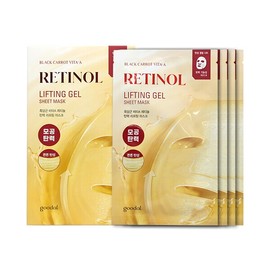 Goodal Black Carrot Vita A Retinol Elasticity Lifting Mask 4 sheets / 구달 흑당근 비타에이 레티놀 탄력 리프팅 마스크 4매