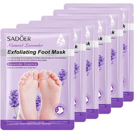 Foot Peel Mask 6 Pack,Foot Spa Foot Care For Women Peel Mask With Lavender For Men And Women Feet Peeling Mask Exfoliating, Callused Foot Mask Peel,Foot Mask For Dry Dead Skin,Remove Dead Skin