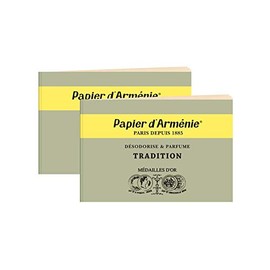 Papier d’Arménie Papier D'Armenie Triple Incense Sticks Paper Incense France Direct Import Set of 2 [Parallel Import]'