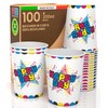 100 Paper Cups 200 ml Made in Italy Eco Friendly