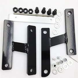 HONGK- Moto 5.5" Forward Control Extensions Compatible with 1997-2007 VT600C Shadow VLX Black [B01DQ078KA]